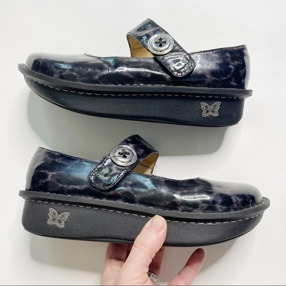 Alegria Paloma Mary Jane Leopard Comfort Shoe 37